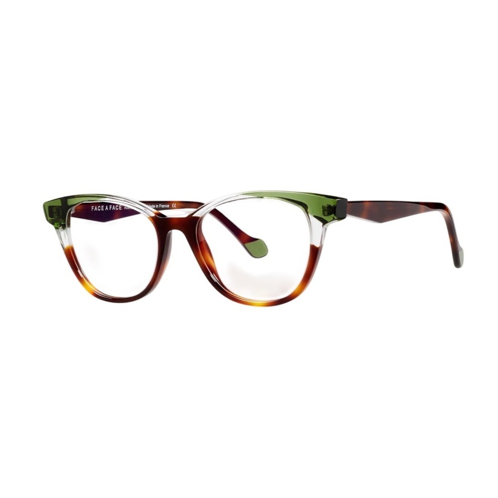 Face a Face Blast 2 Eyeglasses Women 52-17-140 Grenadine Shadow Green Eye Frames